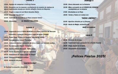 Cartel de fiestas Rágama 2025